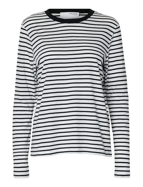 Selected | Slfessential Ls Striped O-Neck Tee Noos | M