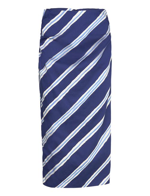 Mango | Slit Striped Skirt | 36