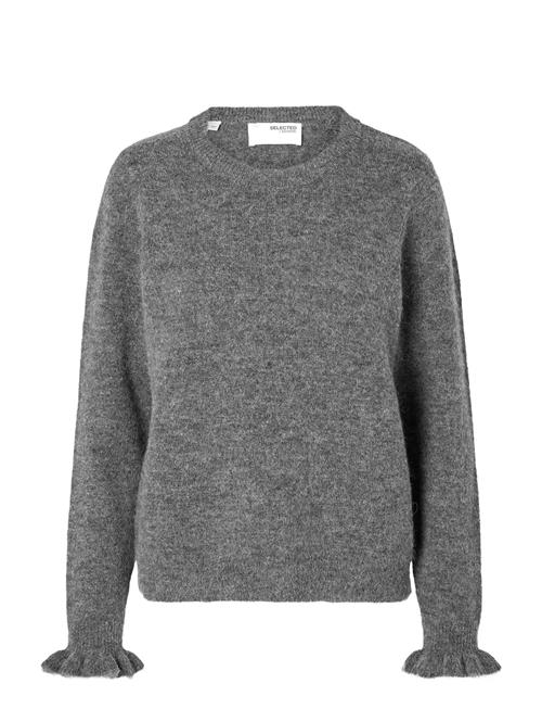 Selected | Slflulu Ls Knit Frill Cuff O-Neck Noos | L