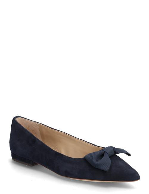 Lauren Ralph Lauren | Londyn Bow-Trim Suede Ballet Flat | 41