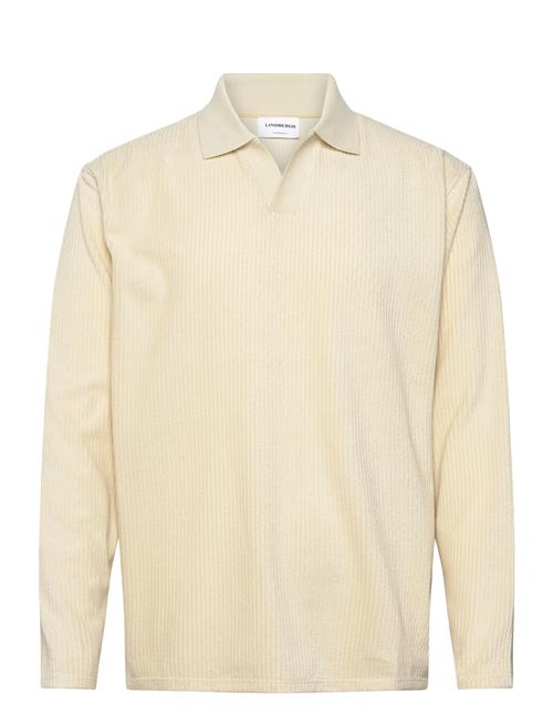 Lindbergh | V-Neck Jacquard Polo L/S | L