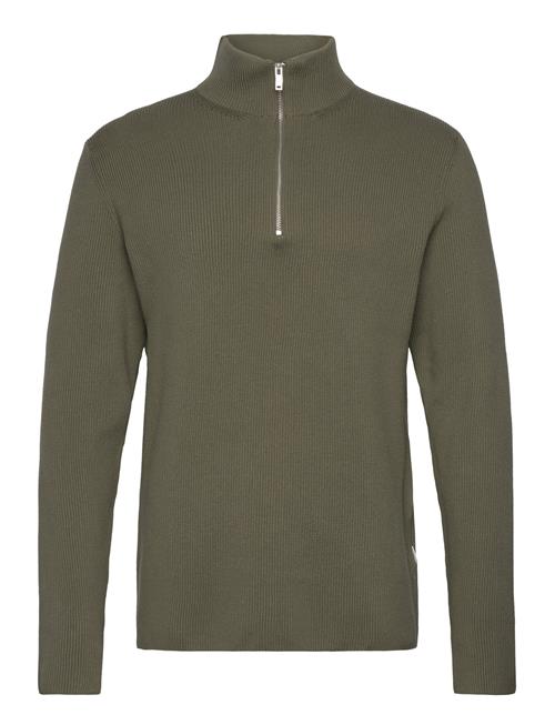 Lindbergh | Half Zip Rib Knit | L