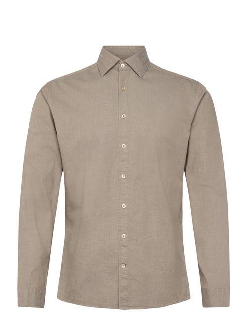 Lindbergh | Soft Indigo Stretch Shirt L/S | XL