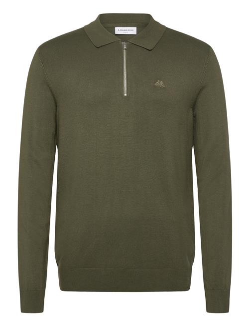 Lindbergh | Ecovero L/S Zip Polo | XL