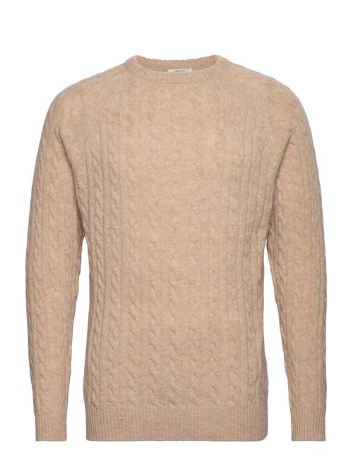 Lindbergh | Lambswool Raglan Cable O-Neck Knit | XL