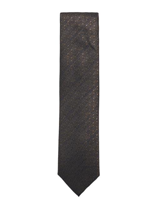 Lindbergh Black | Structured Linen Blend Tie 7 Cmstructured Linen Blend Tie 7 Cm | ONE SIZE