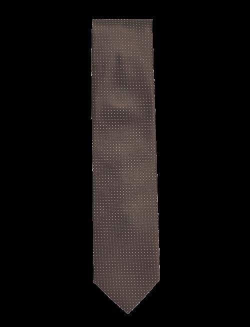 Lindbergh Black | Polyester Tie With Dots 7 Cmpolyester Tie With Dots 7 Cm | ONE SIZE