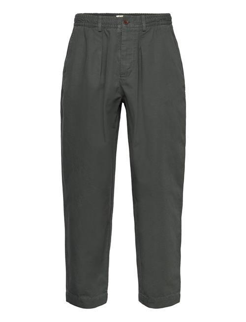 Pompeii | Emerald Canvas Loose Trouser | 38