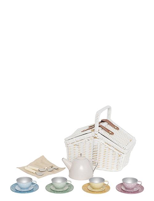 JaBaDaBaDo | Teservis Med Korg Pastell | ONE SIZE