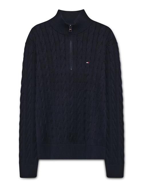 Tommy Hilfiger | Classic Cotton Cable Zip Mock | XL