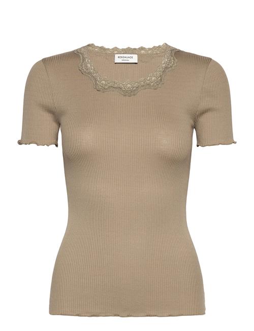 Rosemunde | Rwbeatha Silk Ss Lace T-Shirt | L