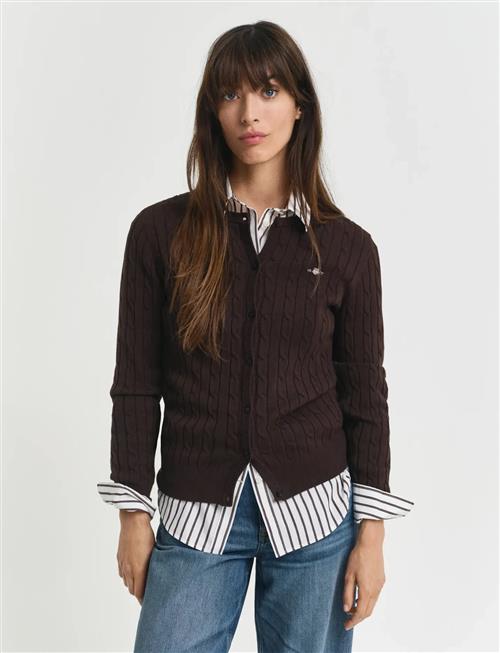 GANT | Stretch Cable Knit Cardigan | S