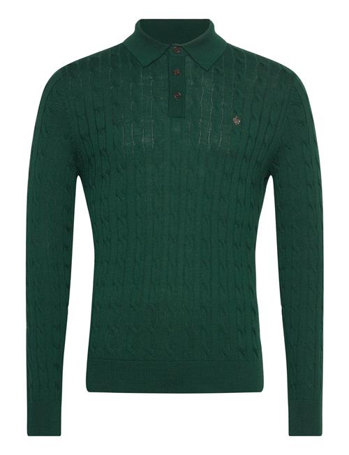 Morris | Merino Cable Polo Knit | XXL