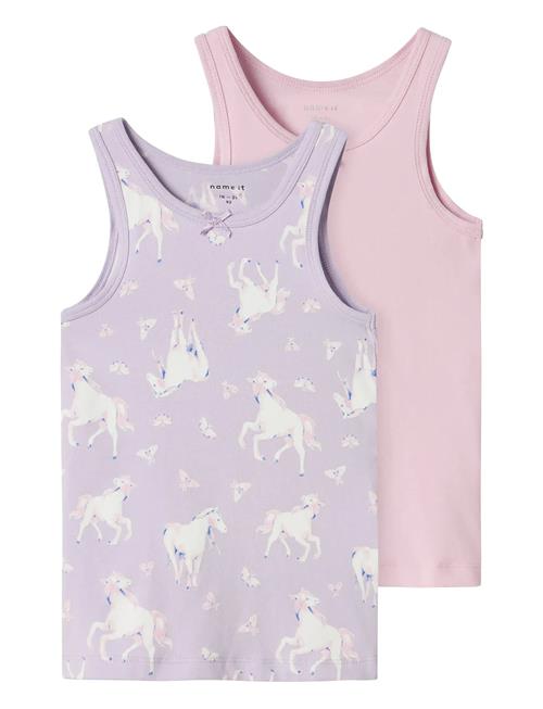 name it | Nmftank Top 2P Pastel Lilac Horse Noos | 86