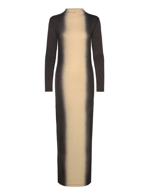 Rabens Saloner | Graffiti Long Jersey Dress - Lykka | S
