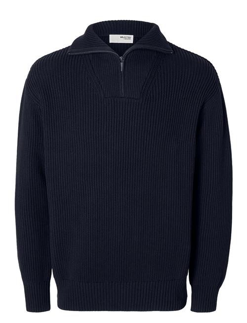 Selected | Slhdry Ls Knit Relaxed Half Zip | L