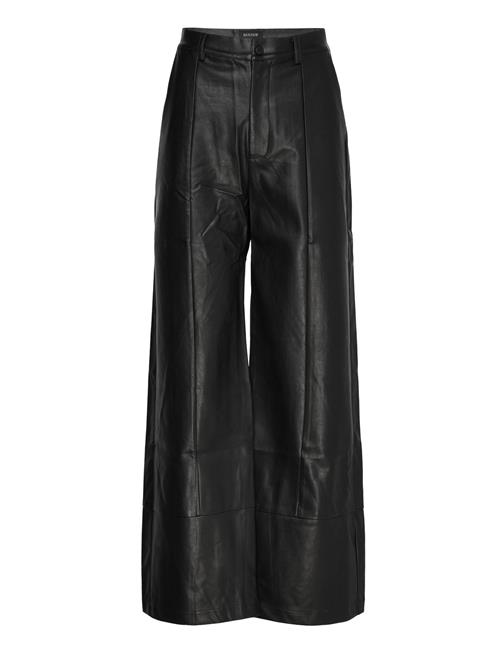 Bardot | Marlowe Pu Wide Leg Pant | 34