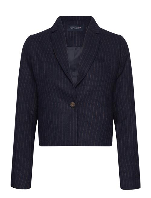 Lexington Clothing | Paula Pinstripe Wool Blend Cropped Blazer | L