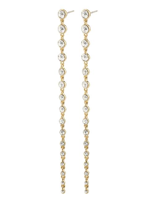 Pilgrim | Reagan Crystal Earrings Gold-Plated | ONE SIZE