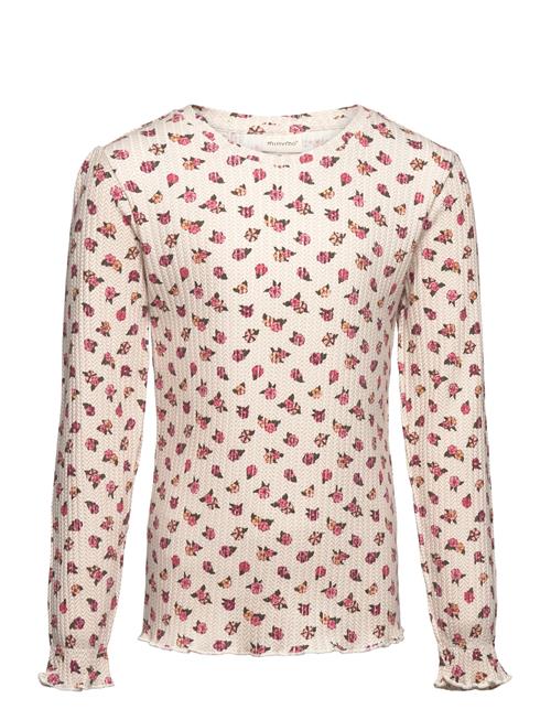 Minymo | T-Shirt Ls Aop Rib | 104