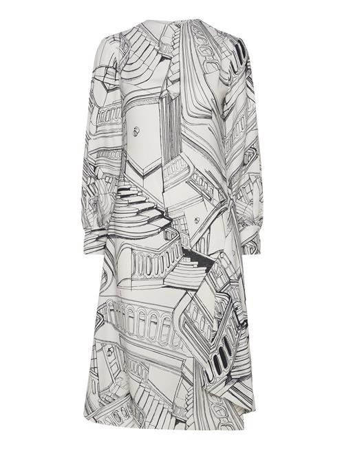 STINE GOYA | Shoulder Pleated Long Dress, 2255 C | XS