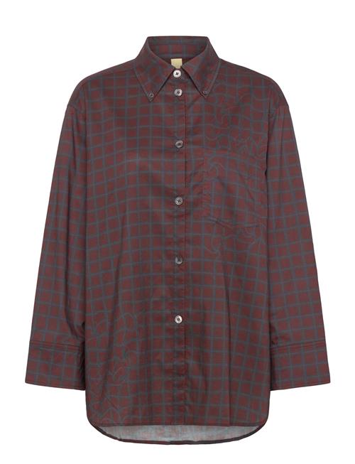 Brixtol Textiles | Rhona Pink Glitch Stripe | S