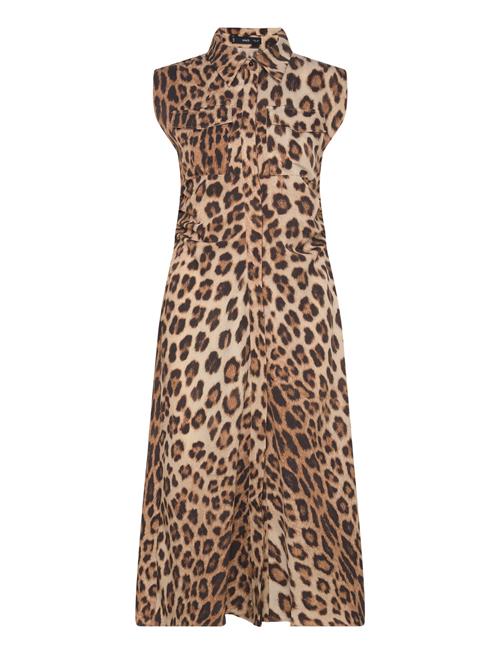 Mango | Leopard-Print Shirt Dress | S