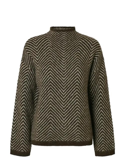 Selected | Slflulu Ls Herringbone Knit High Neck | XS