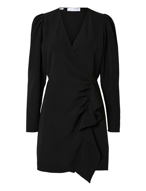 Selected | Slfsine Ls Short Ruffle Dress B | 34