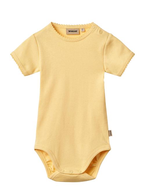 Wheat | Rib Body S/S Lace Elisa | 56