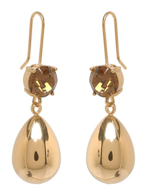 Bud to rose | Drop Crystal Hook Earring | ONE SIZE