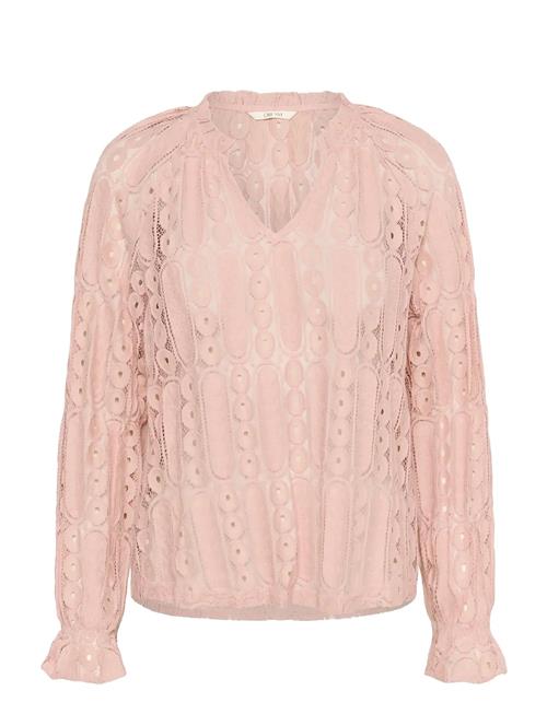 Cream | Crtully V-Neck Lace Blouse | 36