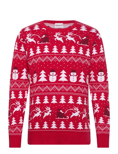 Happy Seasons | Den Stilede Julesweater Rød | M