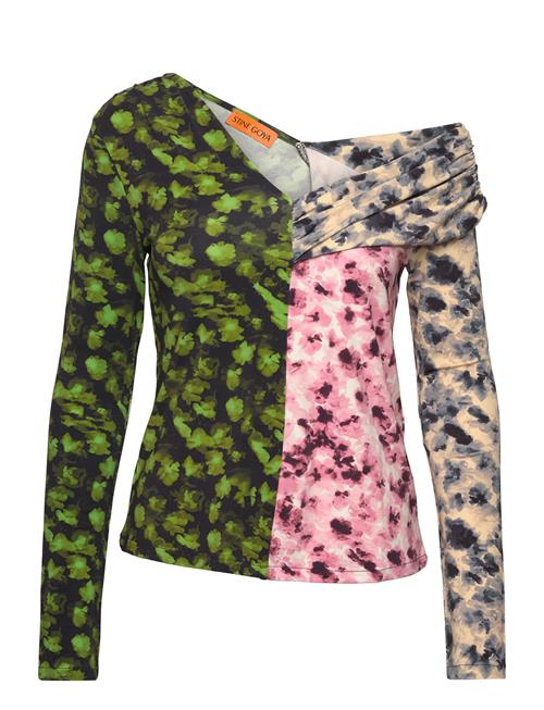 STINE GOYA | One Shoulder Long Sleeve Top, 2254 | XS