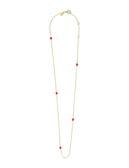 Design Letters | Little Big Love Multiple Hearts Necklace - Goldplated | ONE SIZE