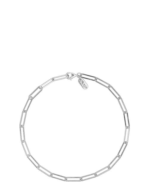 Design Letters | Chunky Square Link Chain Large Bracelet - Silver | ONE SIZE