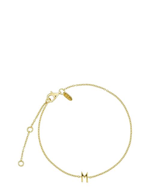 Design Letters | Archetype Bracelet - A-Z Gold Plated | L:21CM