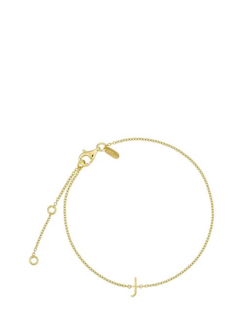 Design Letters | Archetype Bracelet - A-Z Gold Plated | L:21CM