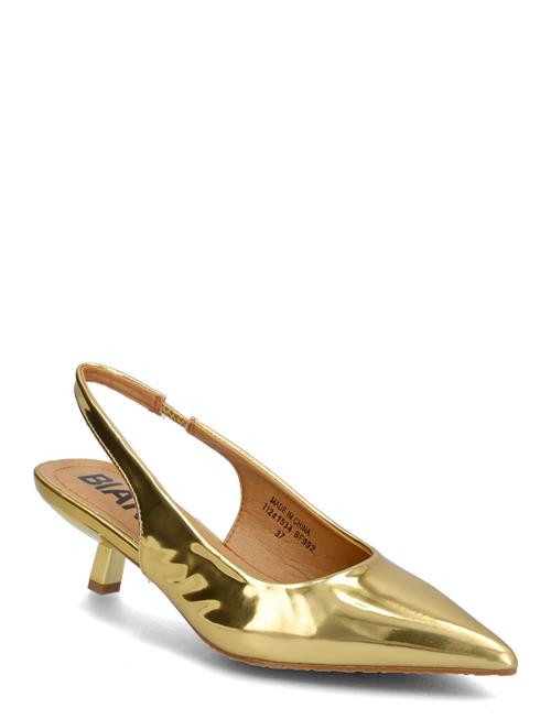Bianco | Biakristin Kitten Heel Slingback Mirror Pu | 38