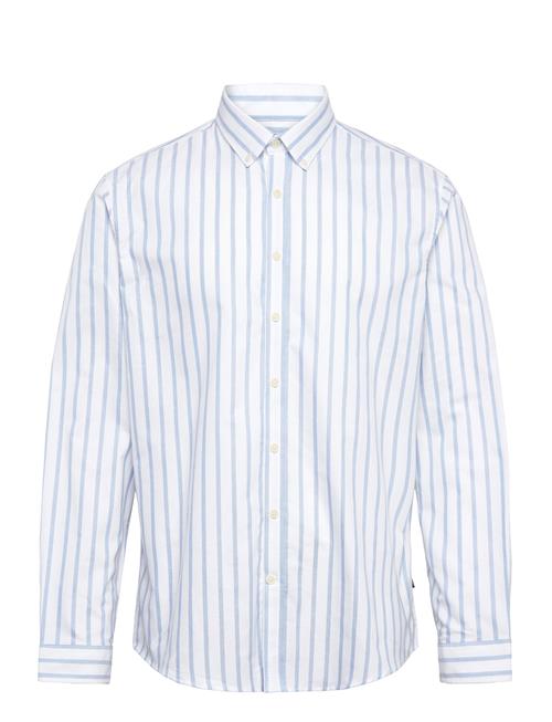 Lindbergh | Striped Oxford Shirt L/S | M