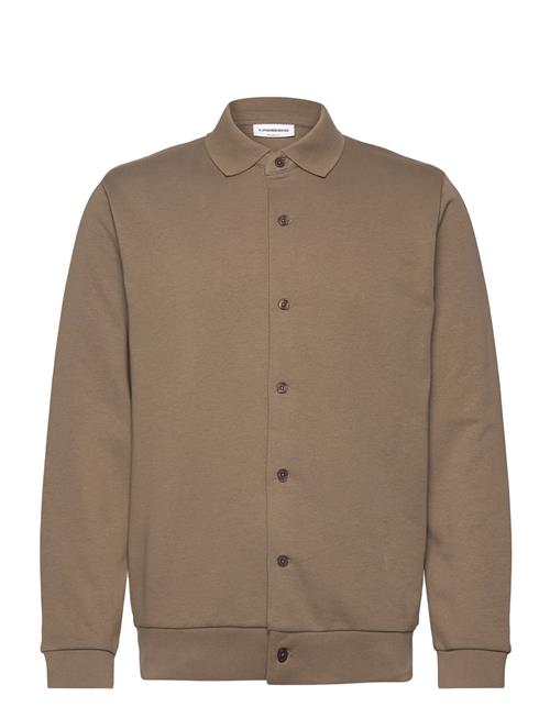 Lindbergh | Jersey Button Through Pique L/S | XL