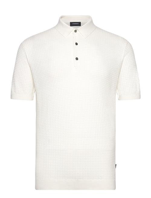 Lindbergh Black | Knitted Cable Polo S/S | S