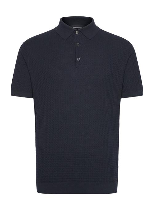 Lindbergh Black | Knitted Cable Polo S/S | S