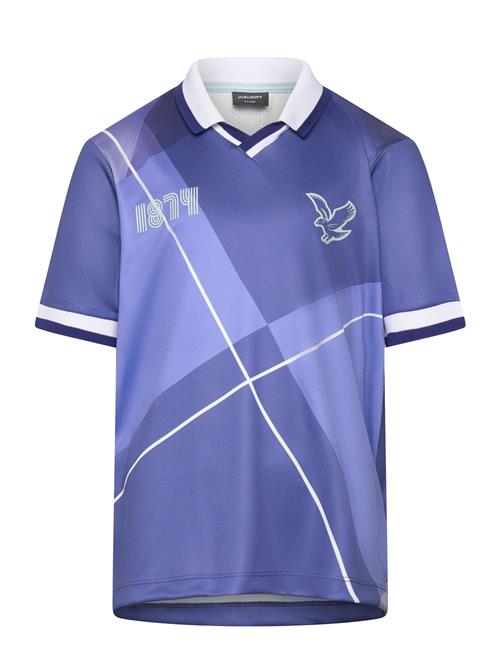 Lyle & Scott | Oversized Print Argyle Polo Shirt | 128-134