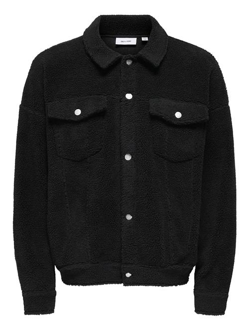 ONLY & SONS | Onsdeacon Rlx Sherpa Overshirt Sweat Vd | XS