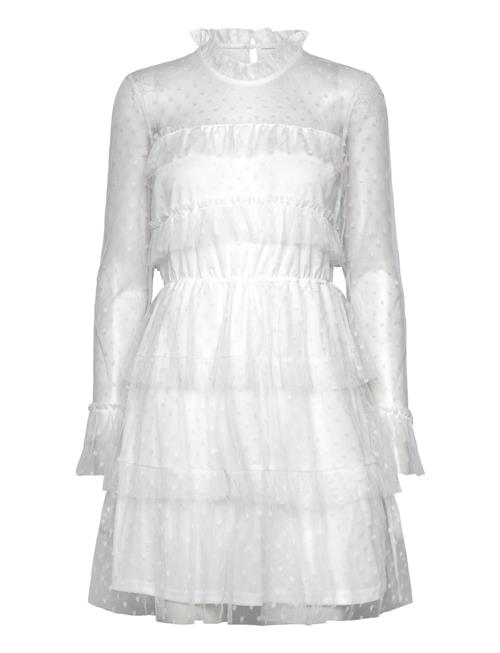 Bubbleroom | Rhoda Dotted Mesh L/S Dress | 42