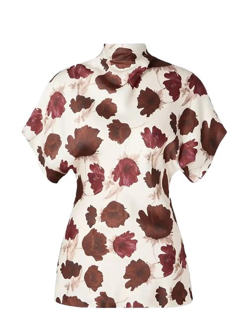 Malina | Otilia Draped Half Polo Top | S