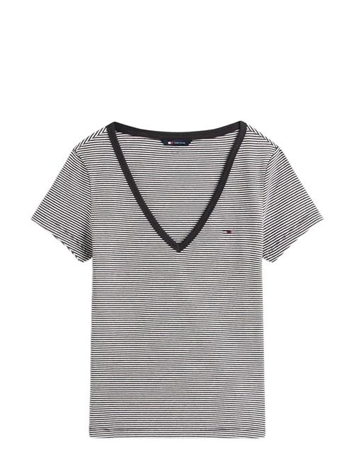 Tommy Jeans | Tjw Slim Essential Rib V Ss | XXS
