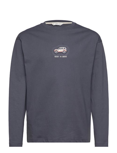 Mango | Printed Cotton-Blend T-Shirt | 140