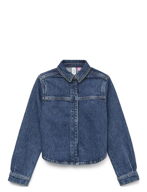 Vero Moda Girl | Vmhayden Ls Bow Denim Shirt Ra3040 Girl | 158
